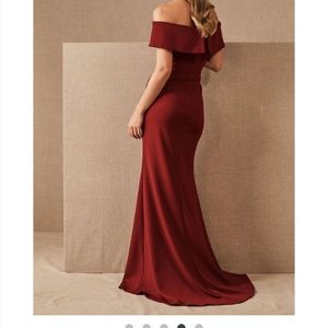 BHLDN off the shoulder Delice dress - Bordeaux